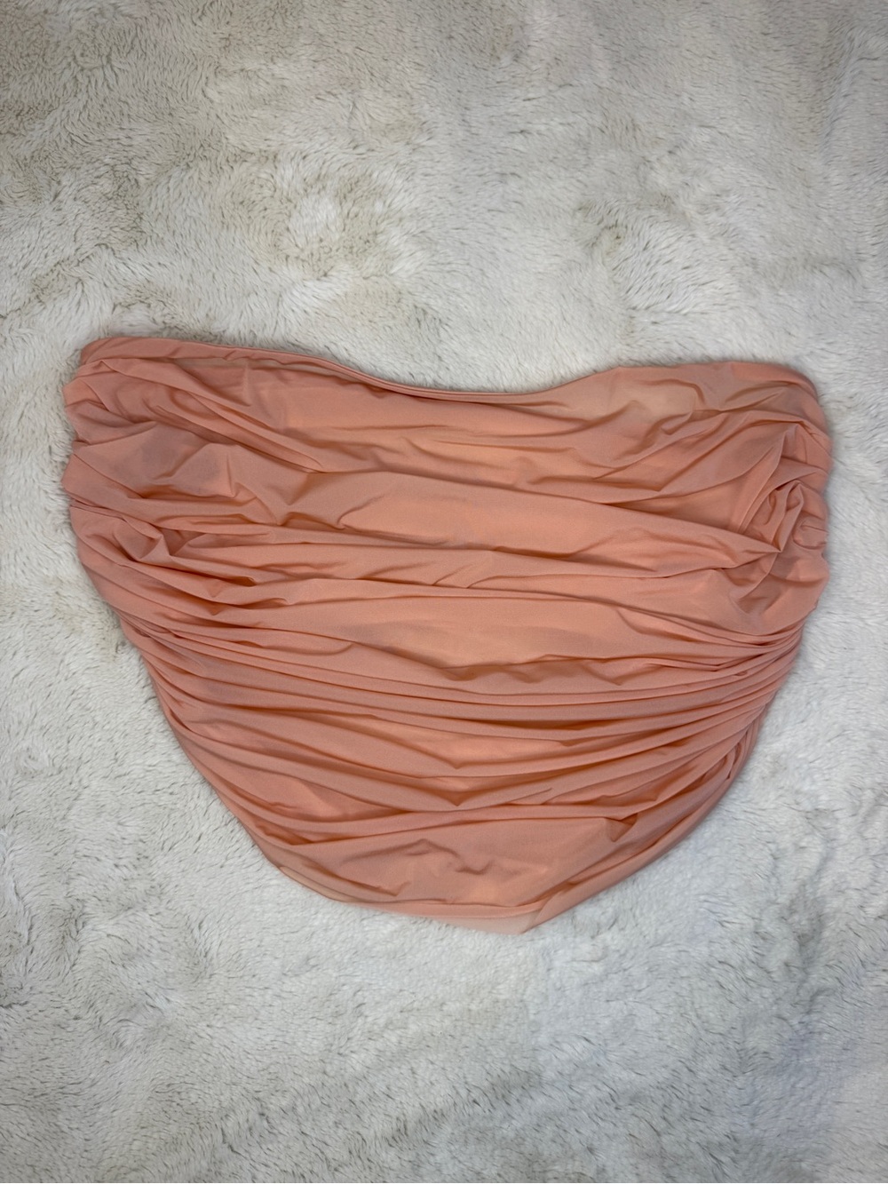 SKIMS Milky Sheer Cropped Tube Top – XS